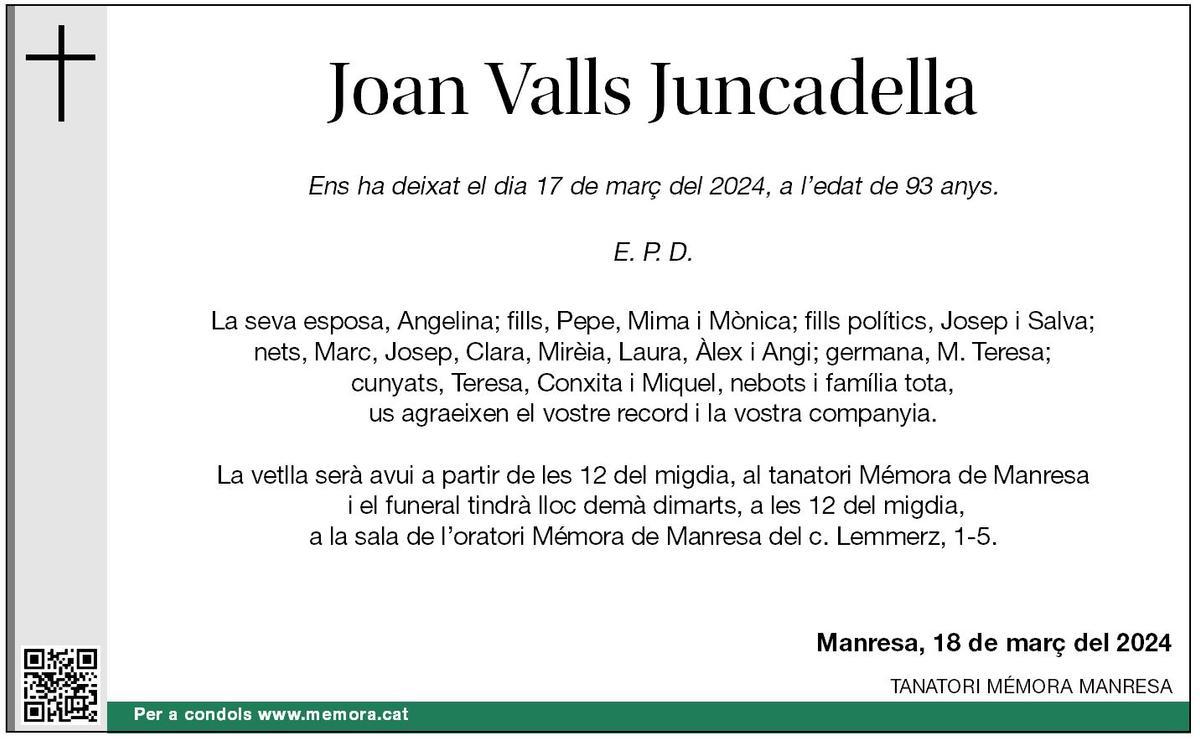 Joan Valls Juncadella