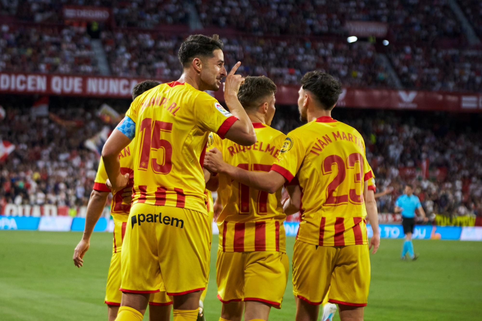 Les millors imatges de la victòria del Girona a Sevilla