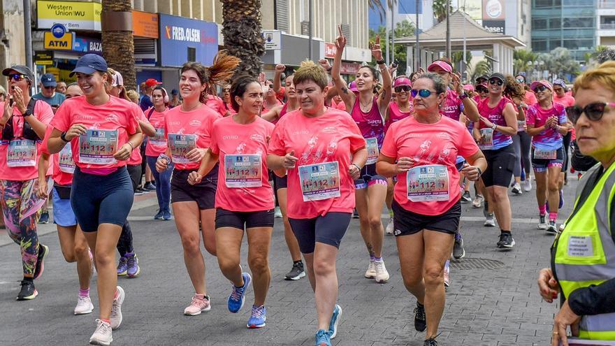 La &#039;Marea Rosa&#039; de la Carrera de la Mujer de Las Palmas de Gran Canaria, en imágenes