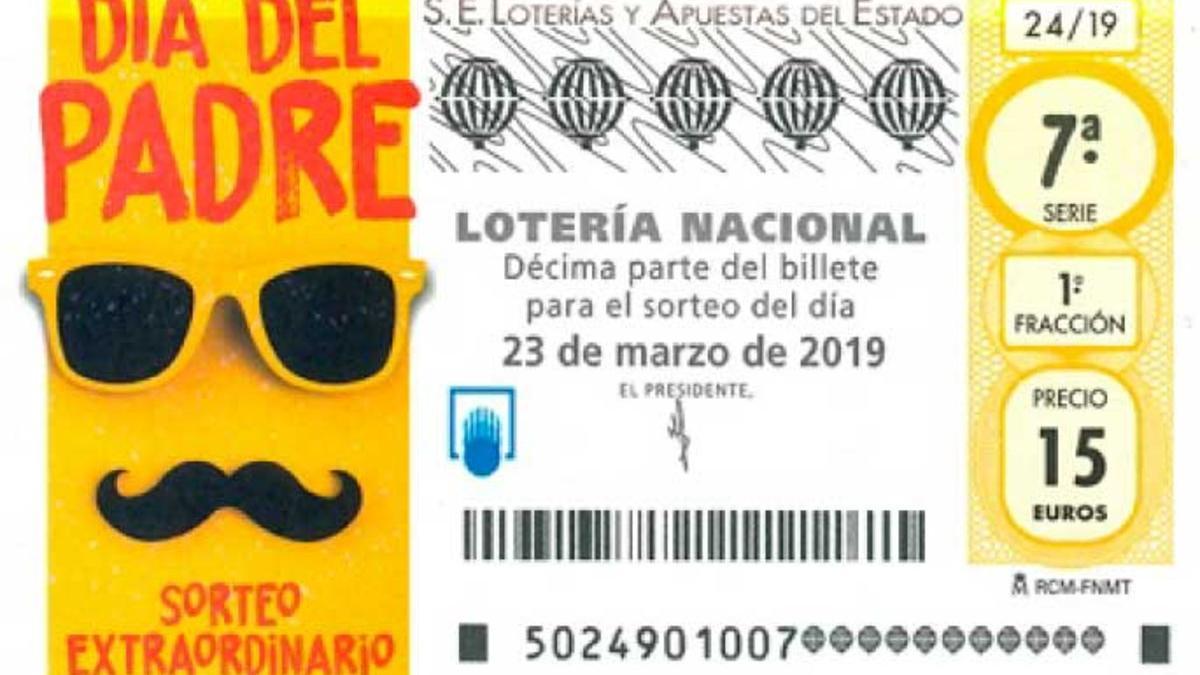 Lotería Nacional Día del Padre 2019