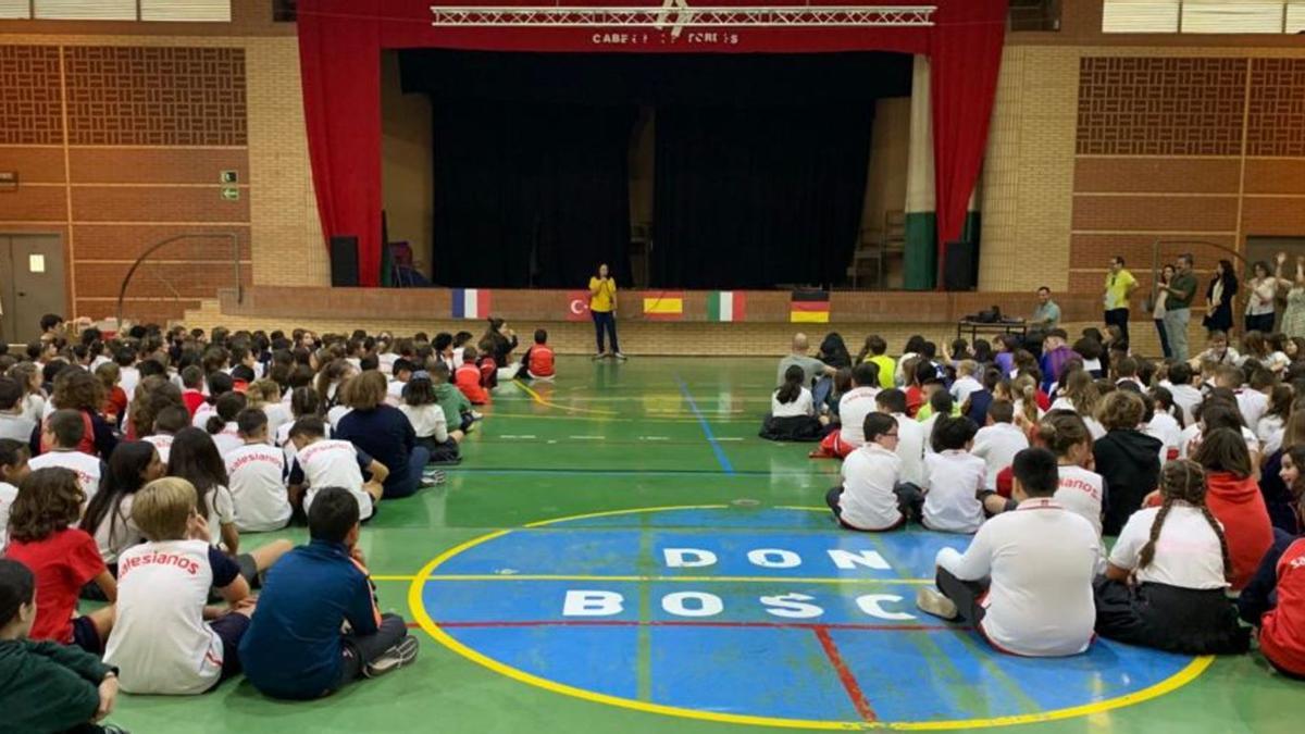 el colegio Salesiano don bosco de cabezo de torres recibe a alumnos de erasmus+
