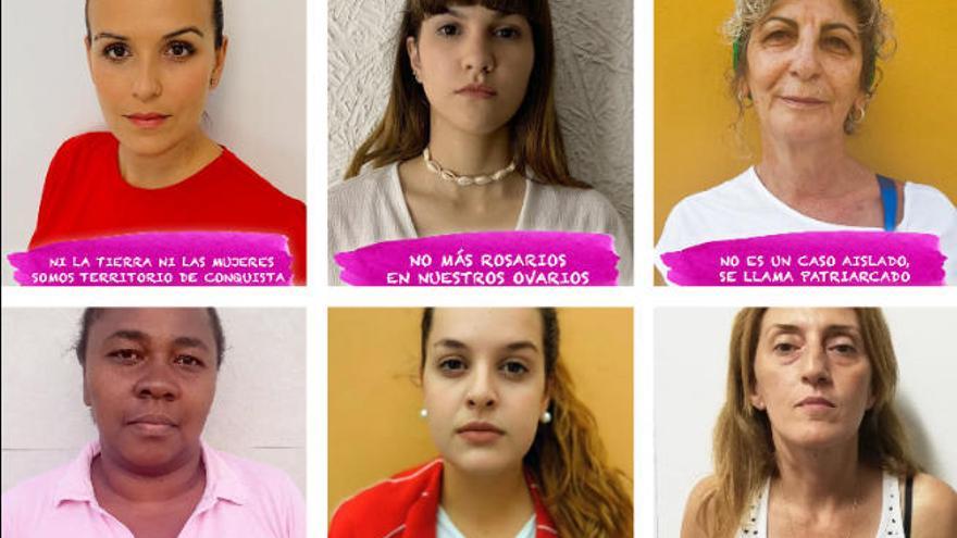 Mensajes escritos en servilletas contra el maltrato a las mujeres