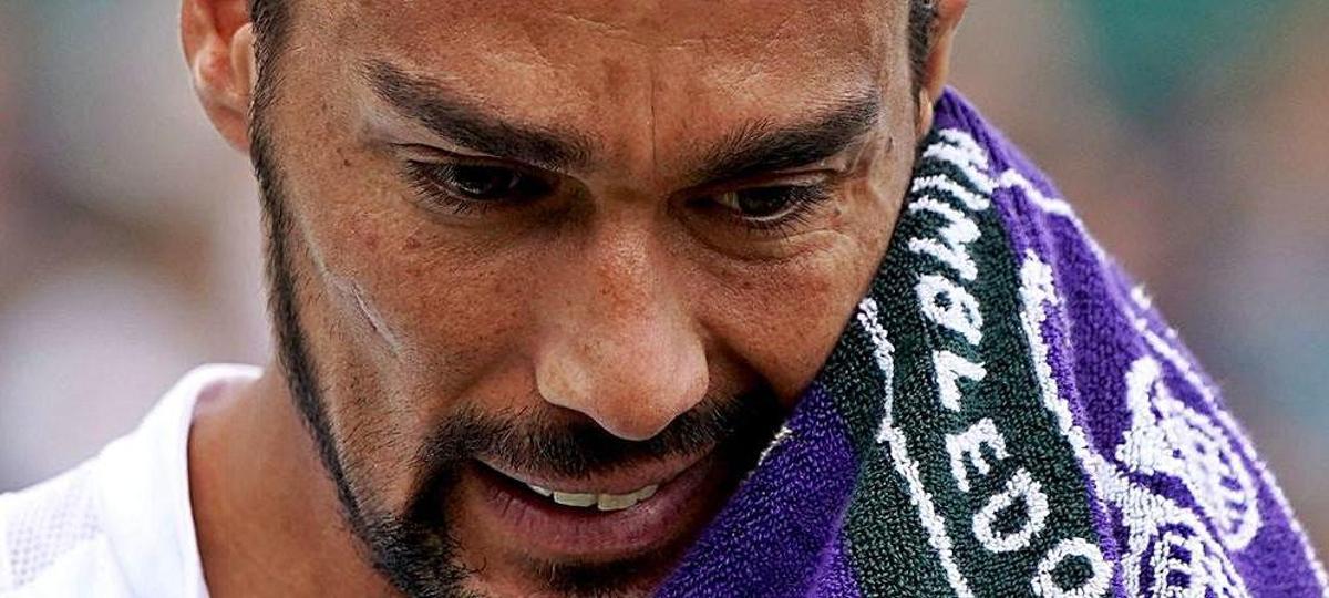 Fognini: &quot;No voy de buen chico, pero pagué por algo que no hice&quot;