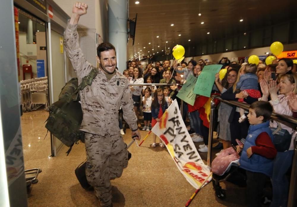 La primera rotación con unos 120 militares de la Brilat procedente de Malí llega a Vigo