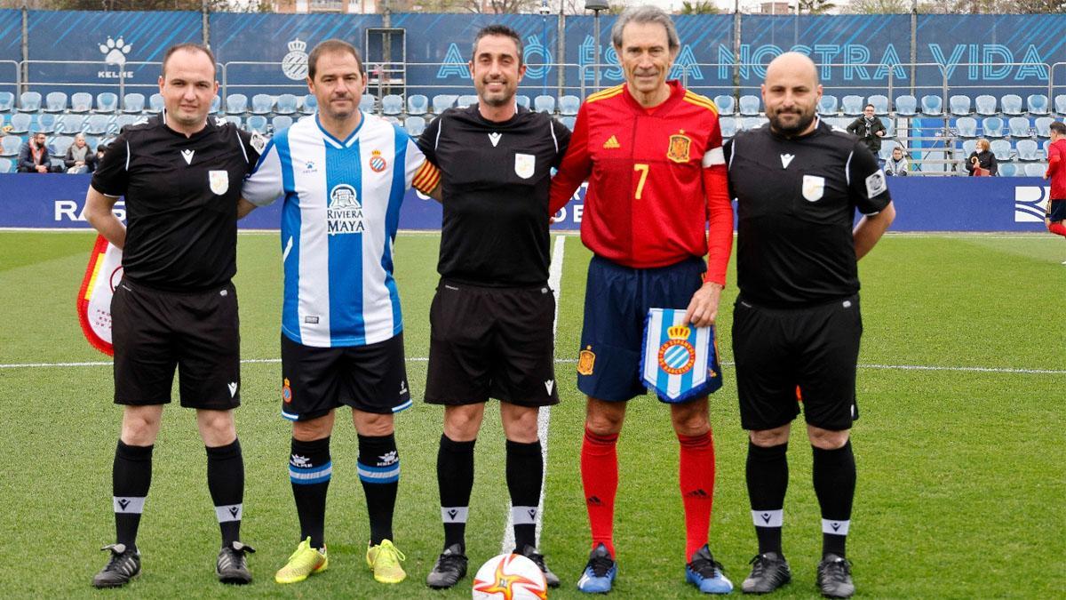 Carrasco y Lardín, capitanes en el partido de la Dani Jarque