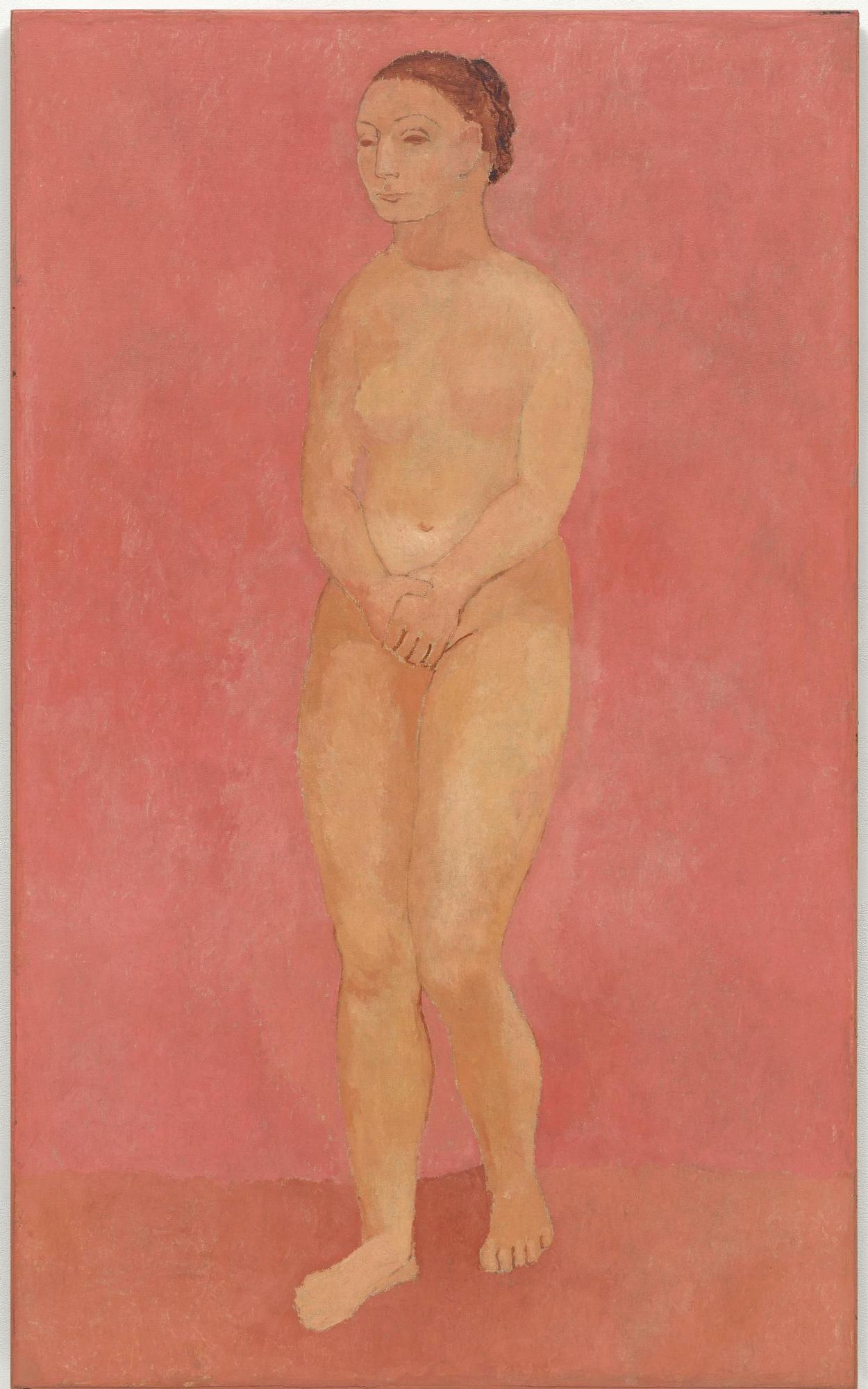 "Desnudo con manos juntas", 1906