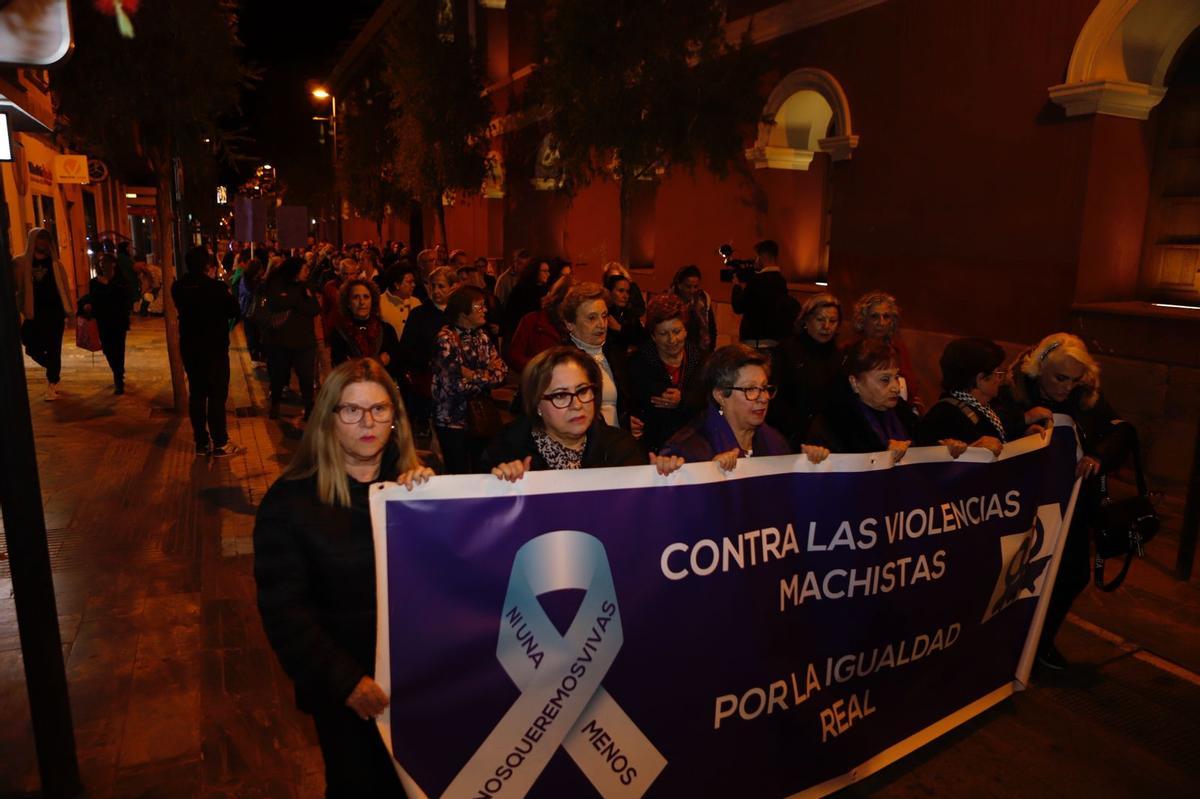 Manifestación 25N en Lorca