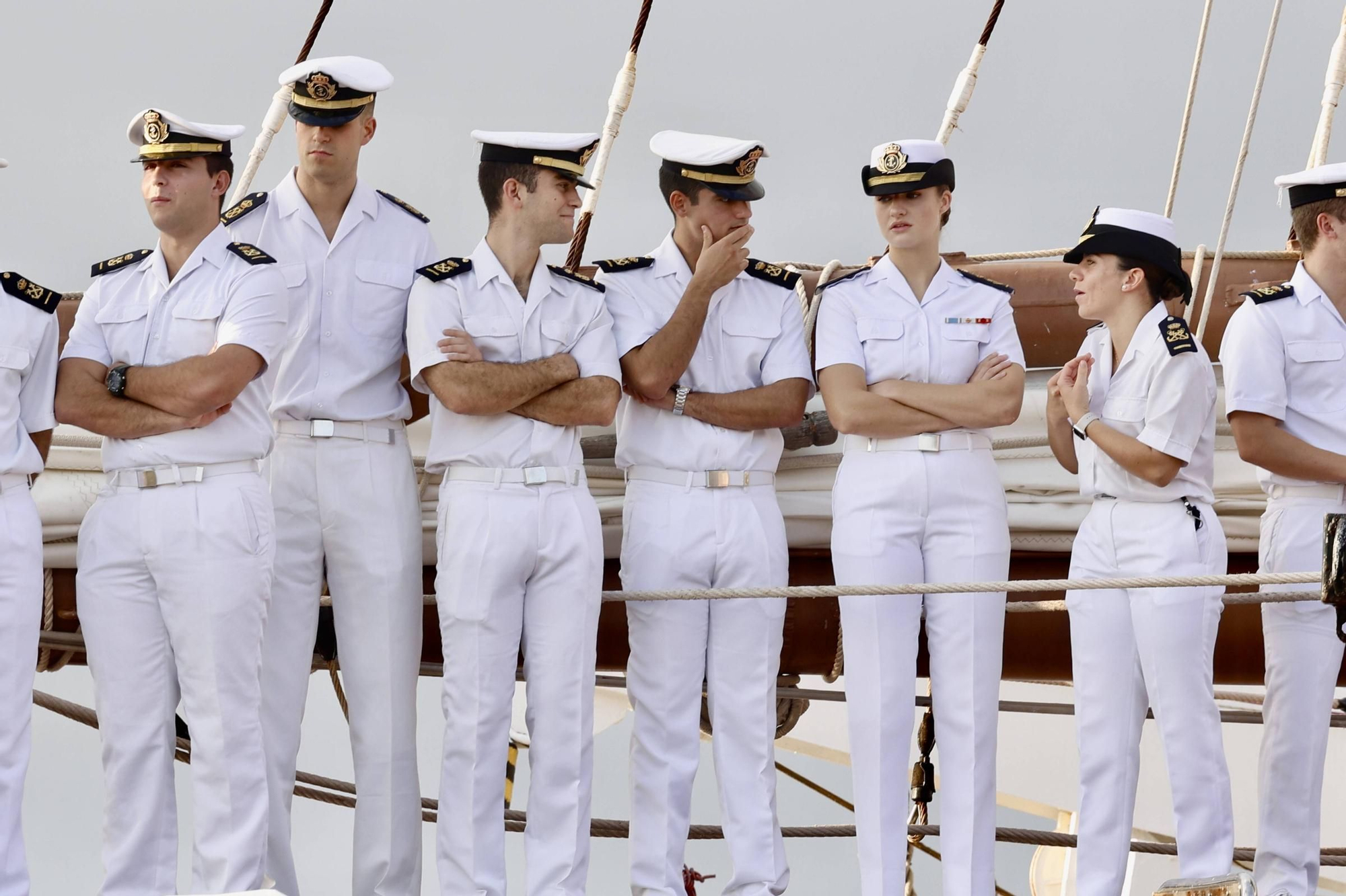 EN IMÁGENES: Así fue la llegada de la Princesa Leonor a Gijón en "Elcano"