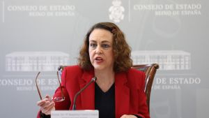 Archivo - La presidenta del Consejo de Estado, Magdalena Valerio.