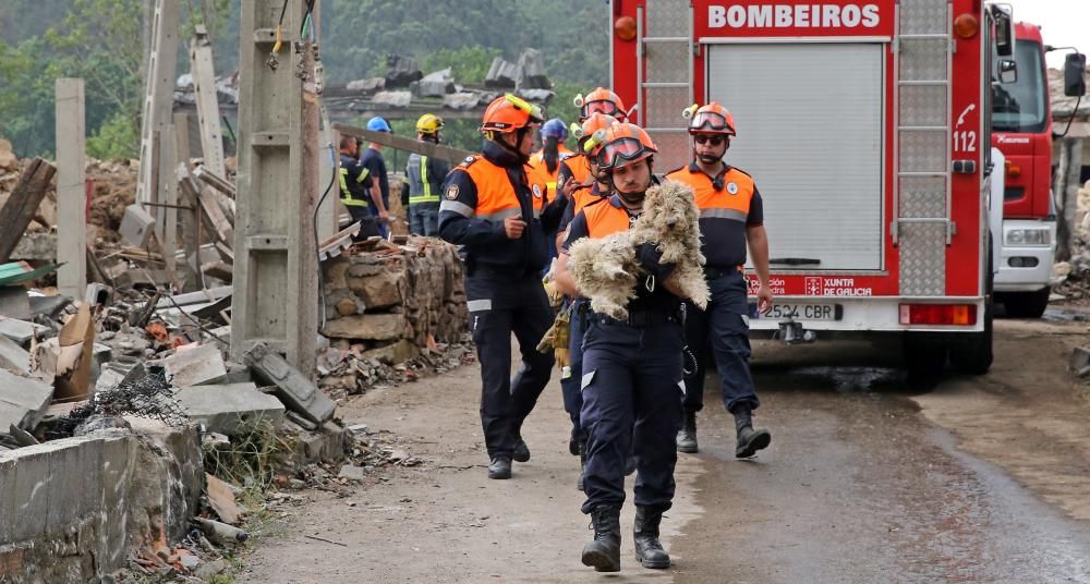 Explosión en Tui, Pontevedra | Así amanece la zona cero