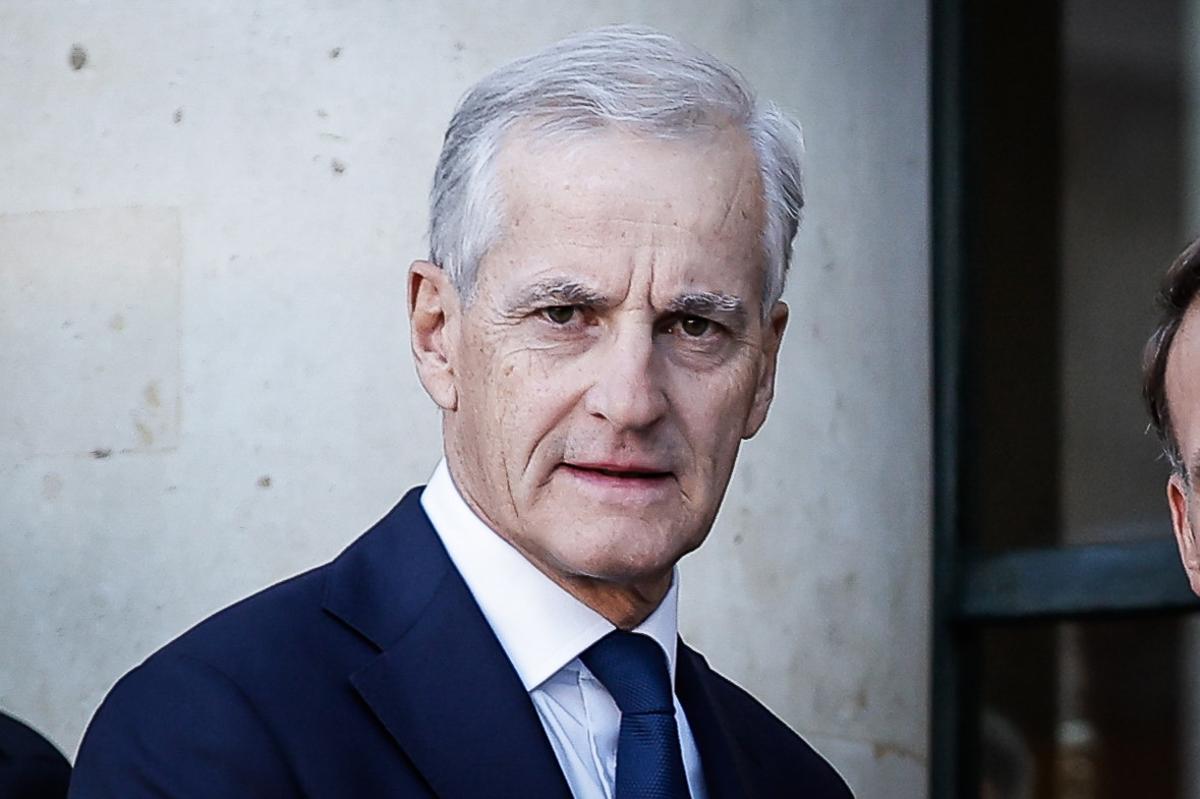 El primer ministro de Noruega, Jonas Gahr Store, durante una cumbre de la Coalición de Voluntarios en París el 6 de enero de 2026 (archivo)