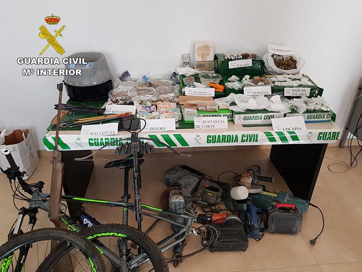 Cae un punto de venta de drogas en Mazarrón