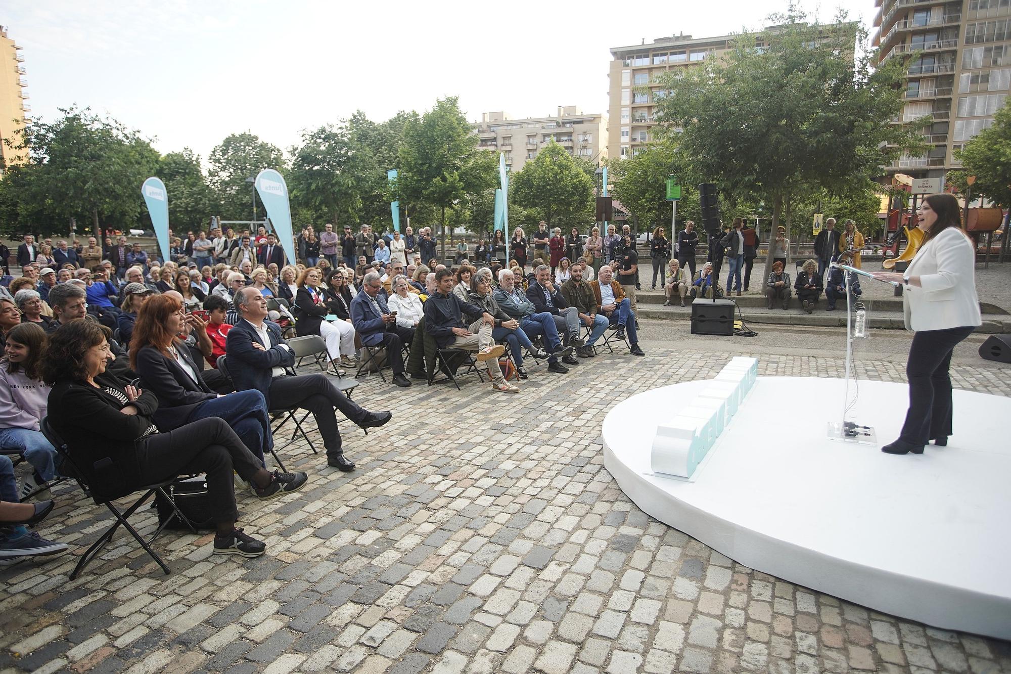 Acte central de campanya de Junts per Girona amb l'alcaldable Gemma Geis