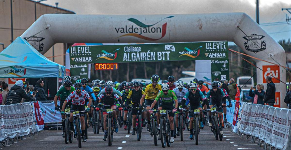 La I Challenge Algairén BTT traspasa fronteras con 250 participantes