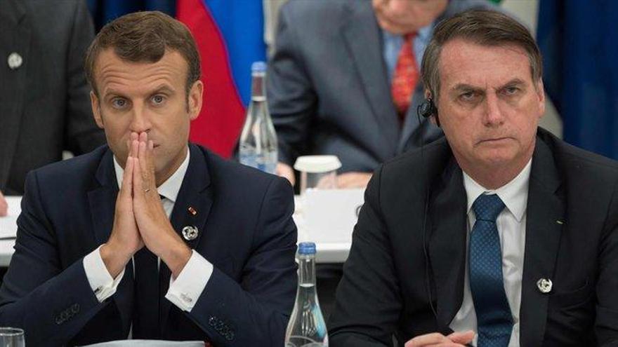 Tensión entre Macron y Bolsonaro por un comentario despectivo sobre la esposa del líder francés