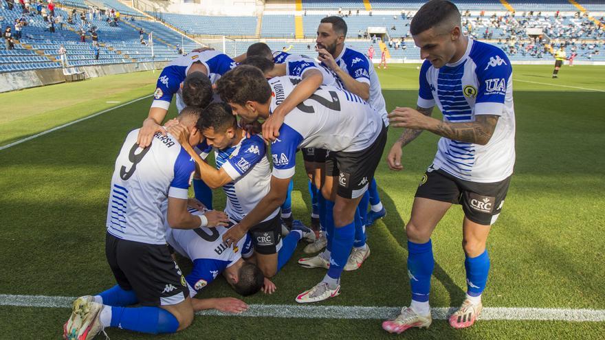 Exhibición del Hércules para derrotar al Llagostera