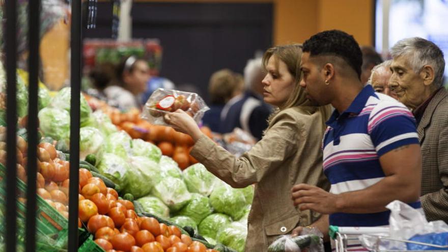 Una imagen de un supermercado en España.