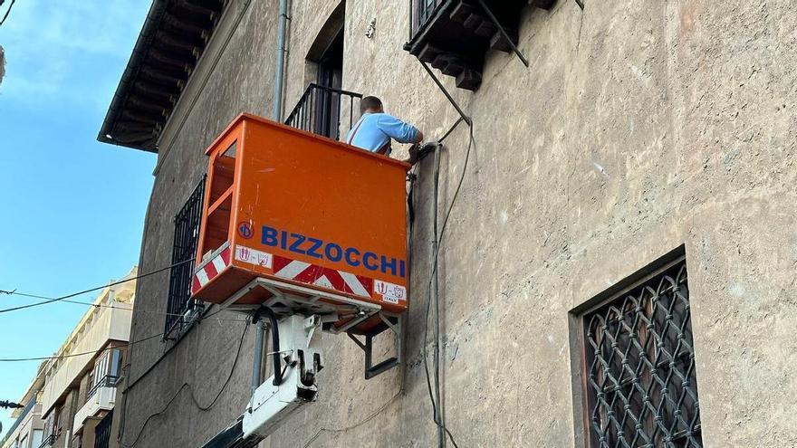 Adiós al cableado colgante en Elche