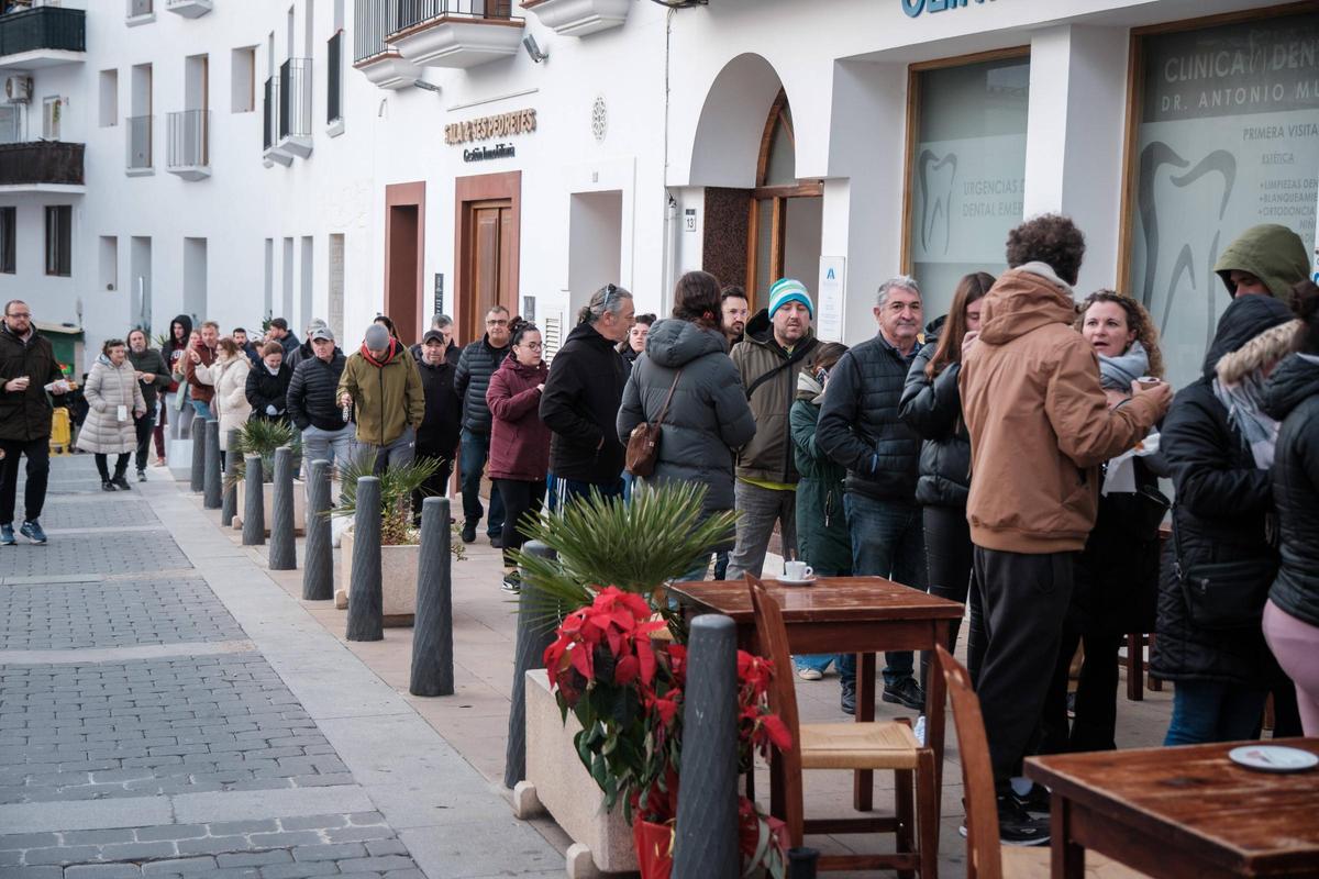 Las imágenes de la inscripción para el concurso del arroz de matanzas en Sant Antoni