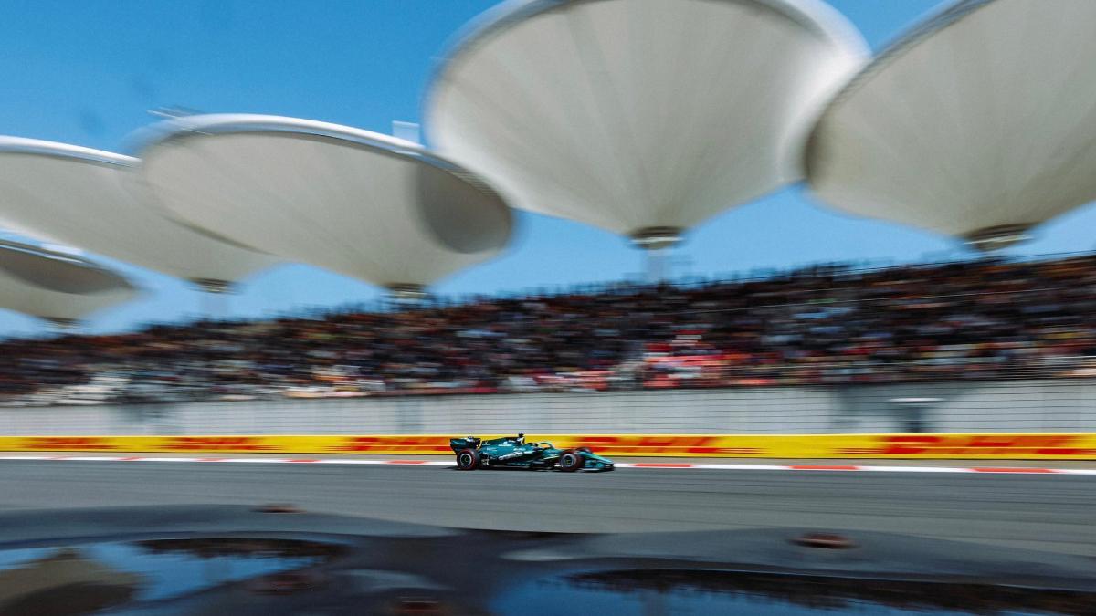 El Aston Martin AMR26, en el circuito de Shanghai