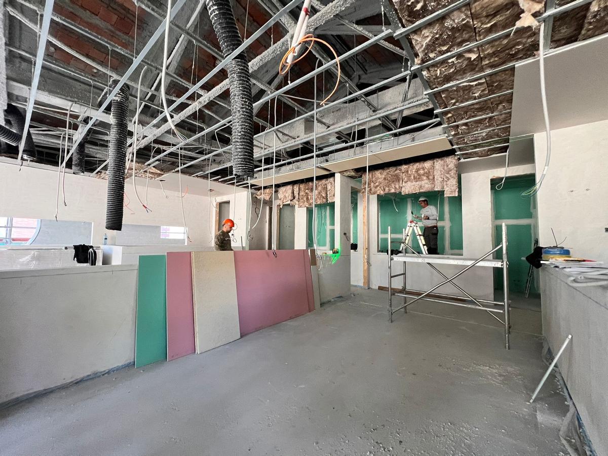 Así avanza la obra de "Los polesinos", futura escuela de 0 a 3 de La Pola