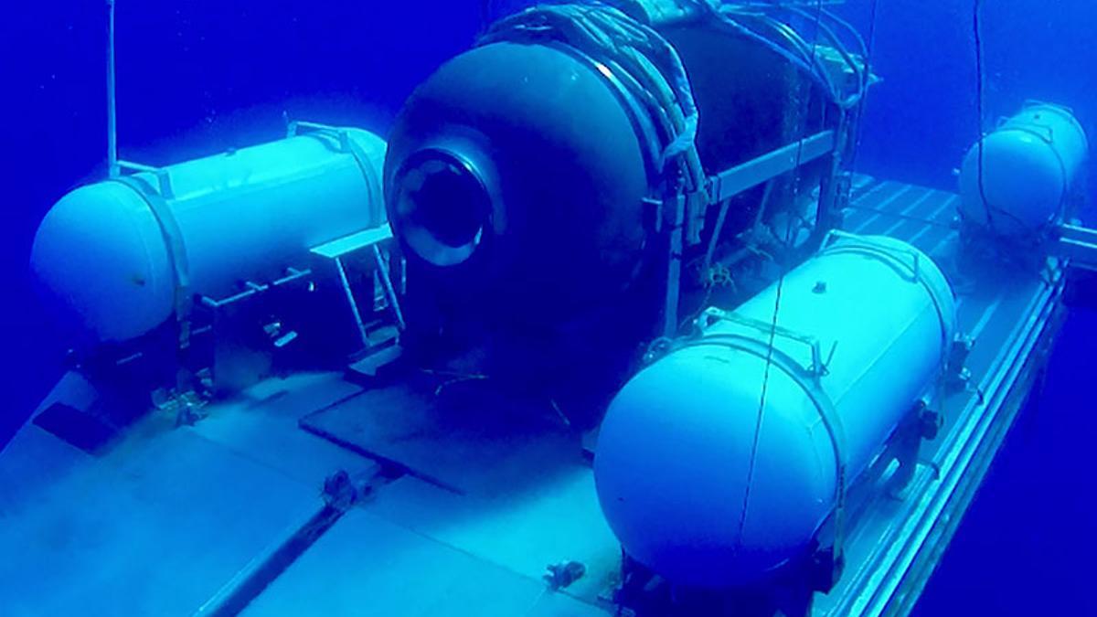 Así es el 'Titan', el submarino que llevaba turistas al 'Titanic'