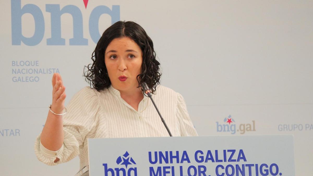 La diputada de BNG Saleta Chao.