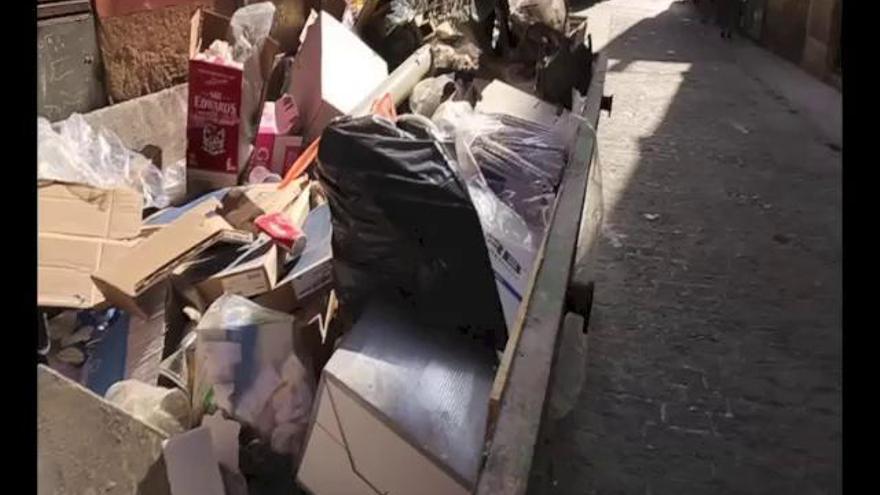 Indignación por la basura en Alicante