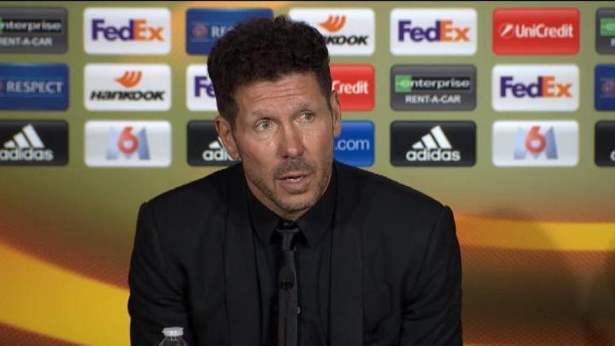 &quot;Simeone: “Volver a ganar es mucho más que la Europa League&quot;