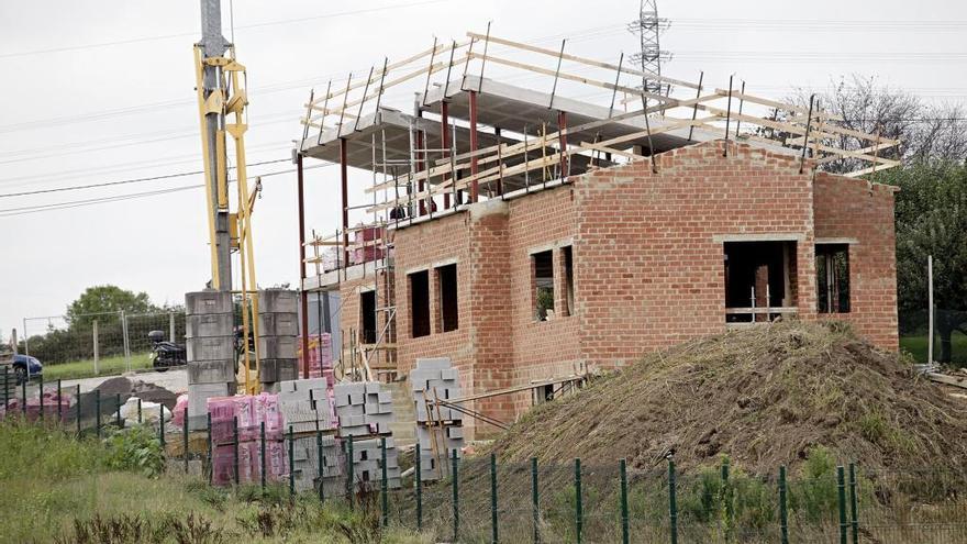 Chalé en construcción donde ocurrieron los hechos