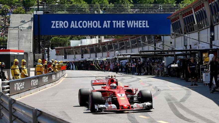 Vettel i Raikkonen signen el doblet de Ferrari a Mònaco