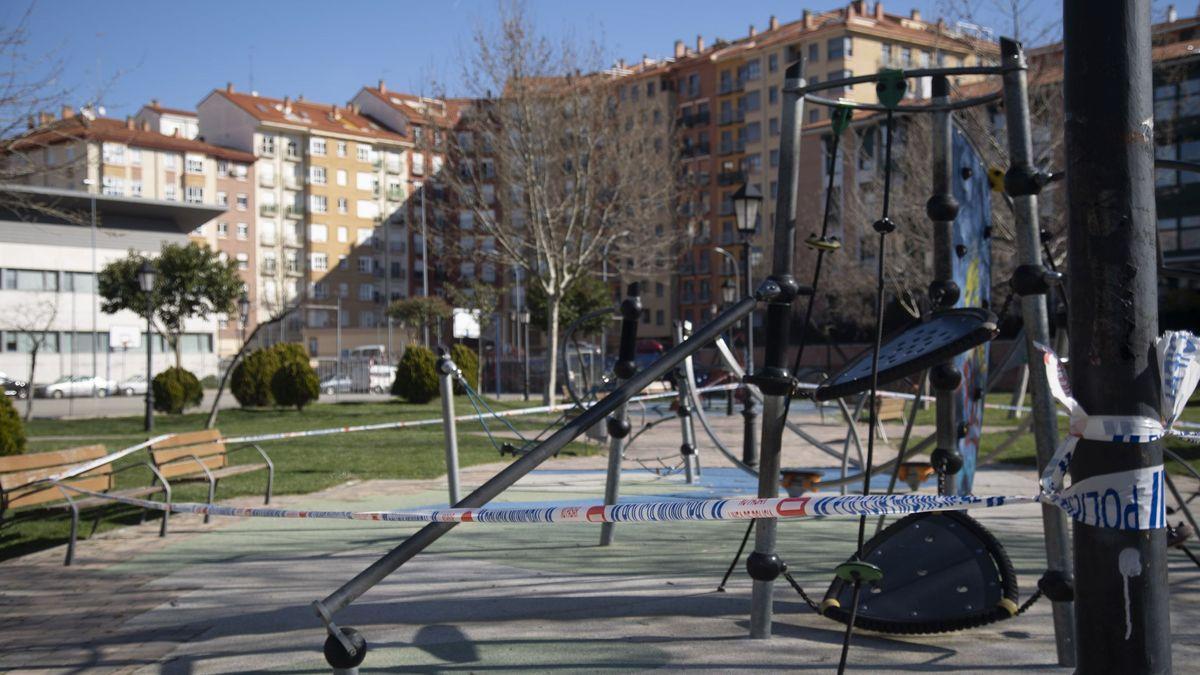 Parques cerrados en Zamora, otra vez.