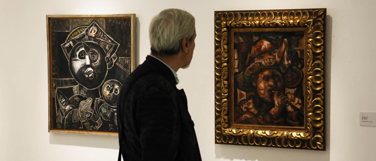 Inauguración da exposición Laxeiro descoñecido II. Obas inéditas da segunda época.