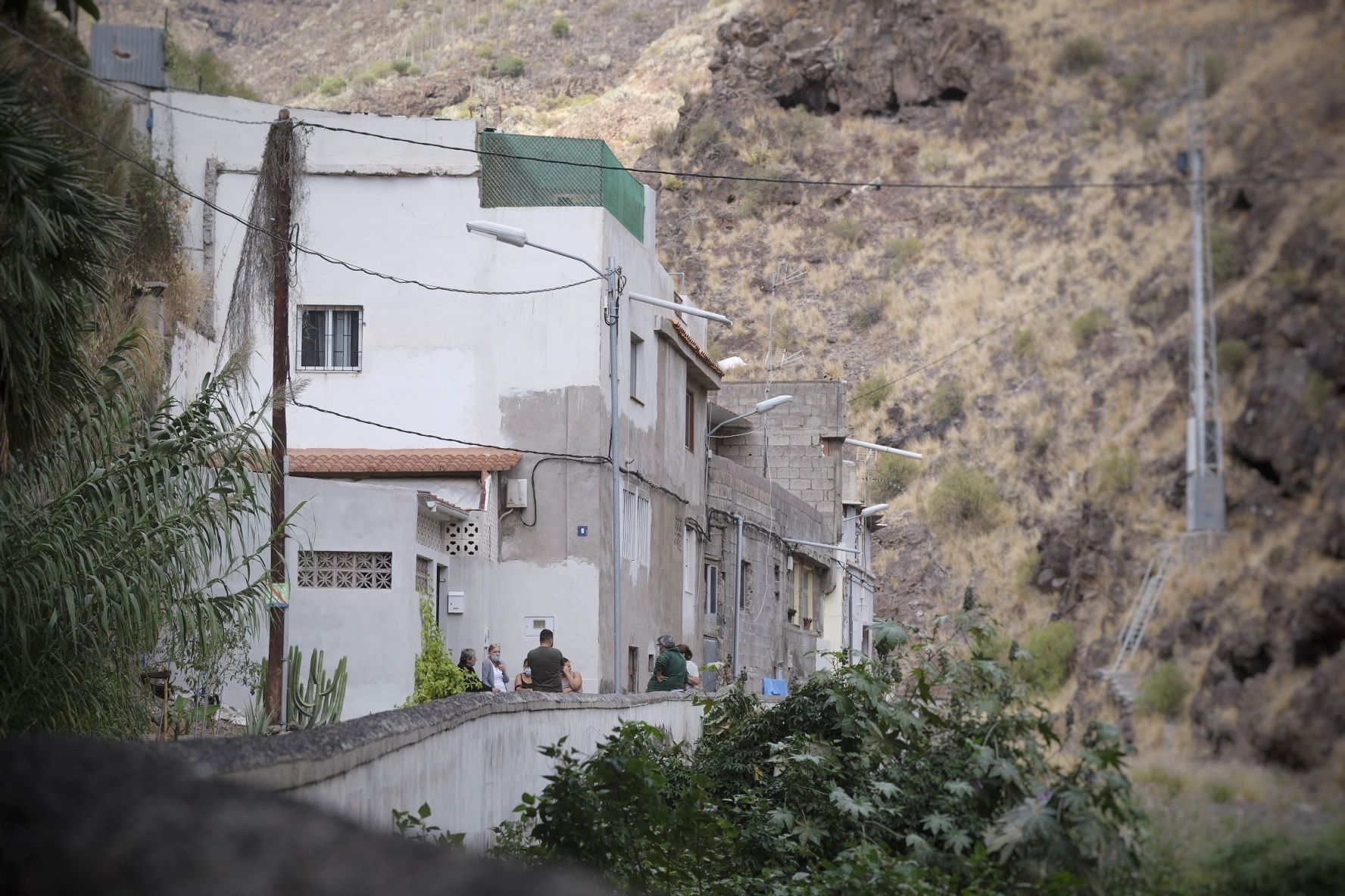 Familias afectadas por los desalojos en Camino La Ermita, en Salud Bajo
