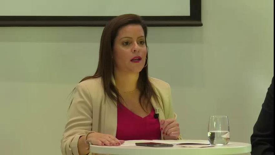 Yaiza Castilla informa sobre la presencia de Canarias en Fitur 2020