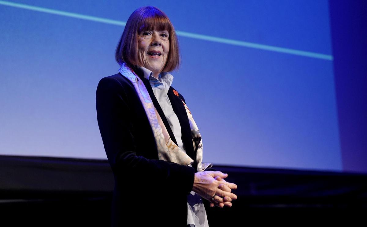 Gisèle Pelicot, durante la presentación de su libro.