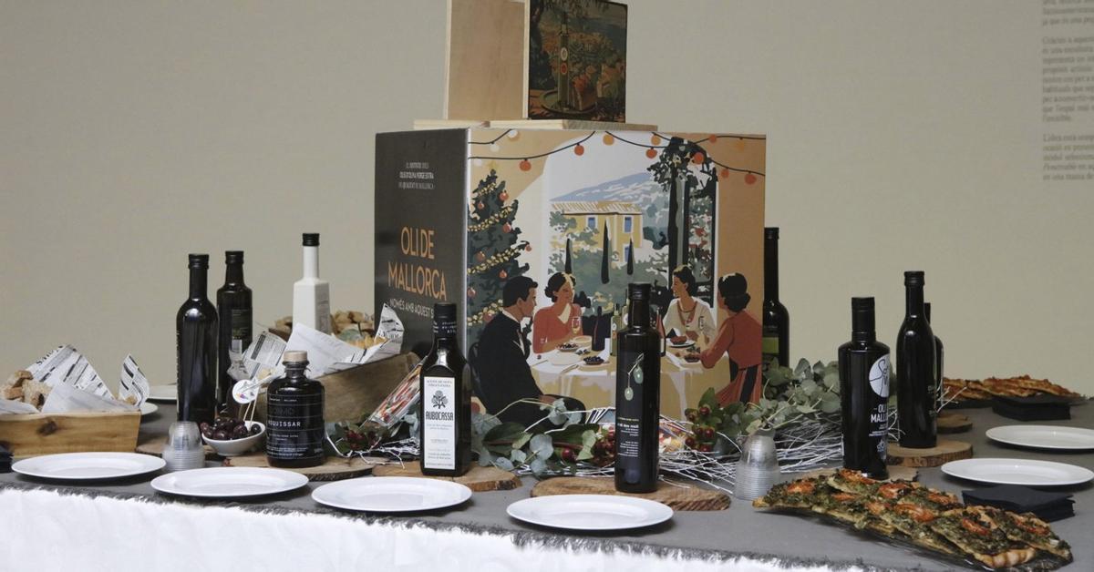 Die bei der Präsentation der D.O. Oli de Mallorca zur Verkostung bereitgestellten Olivenöle.