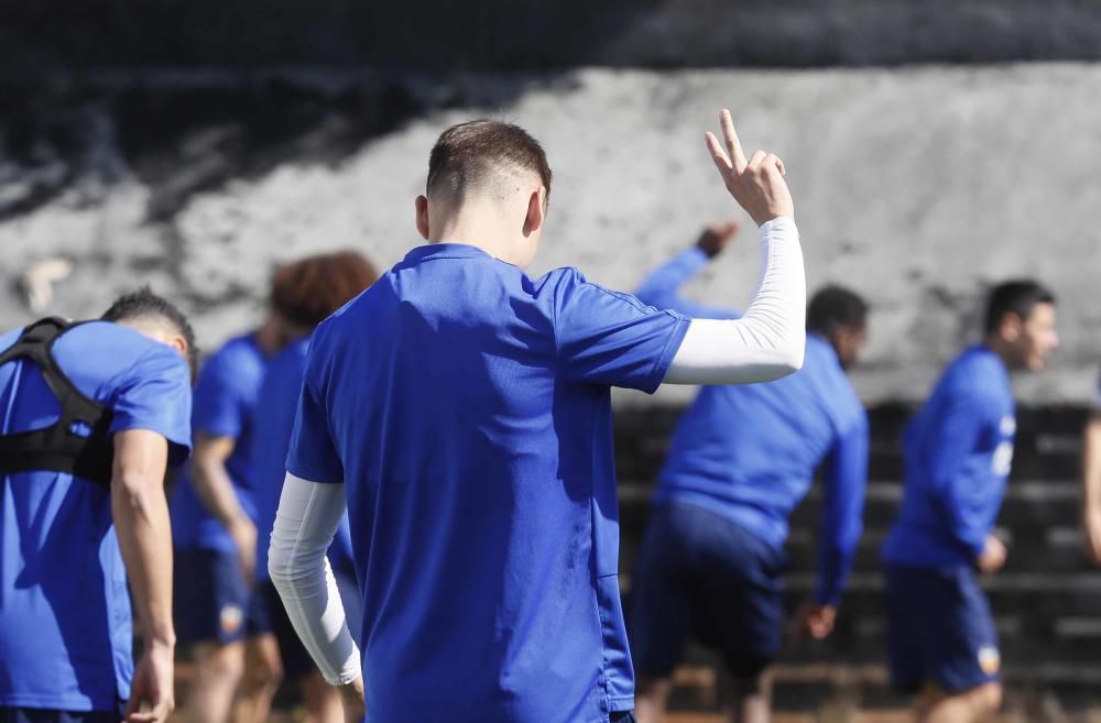 Último entrenamiento antes de viajar a Krasnodar