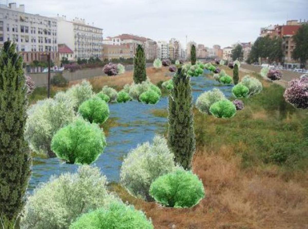 Proyecto de Ecologistas en acción para uno de los tramos de cauce.