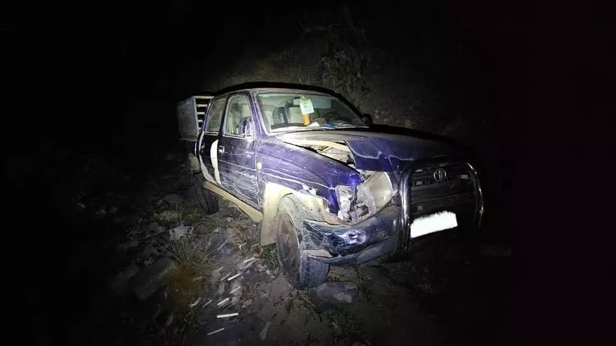 Persecución policial: Roba un coche el Luis Doreste y se enrisca en Tenoya