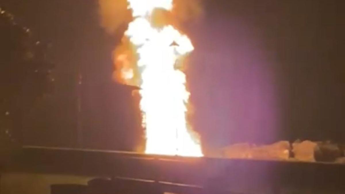 Incendio provocado para quemar la hoguera de San Juan del próximo lunes