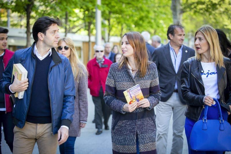 La vicesecretaria de Estudios y Programas del PP, Andrea Levy, en Zaragoza