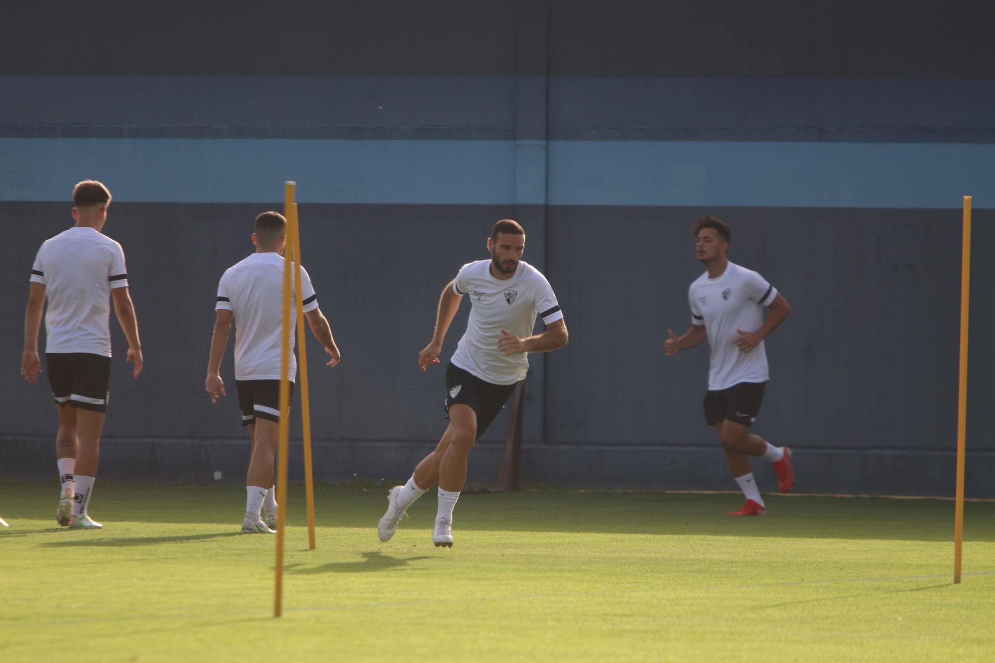 Entrenamiento del Málaga CF de este jueves 12 de agosto