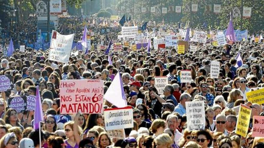 La manifestació d&#039;ahir a Madrid contra la violència masclista va ser de les més multitudinàries que es recorden