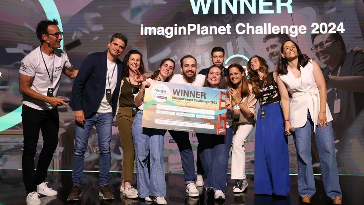 El equipo ganador del último imaginPlanet Challenge 2024.