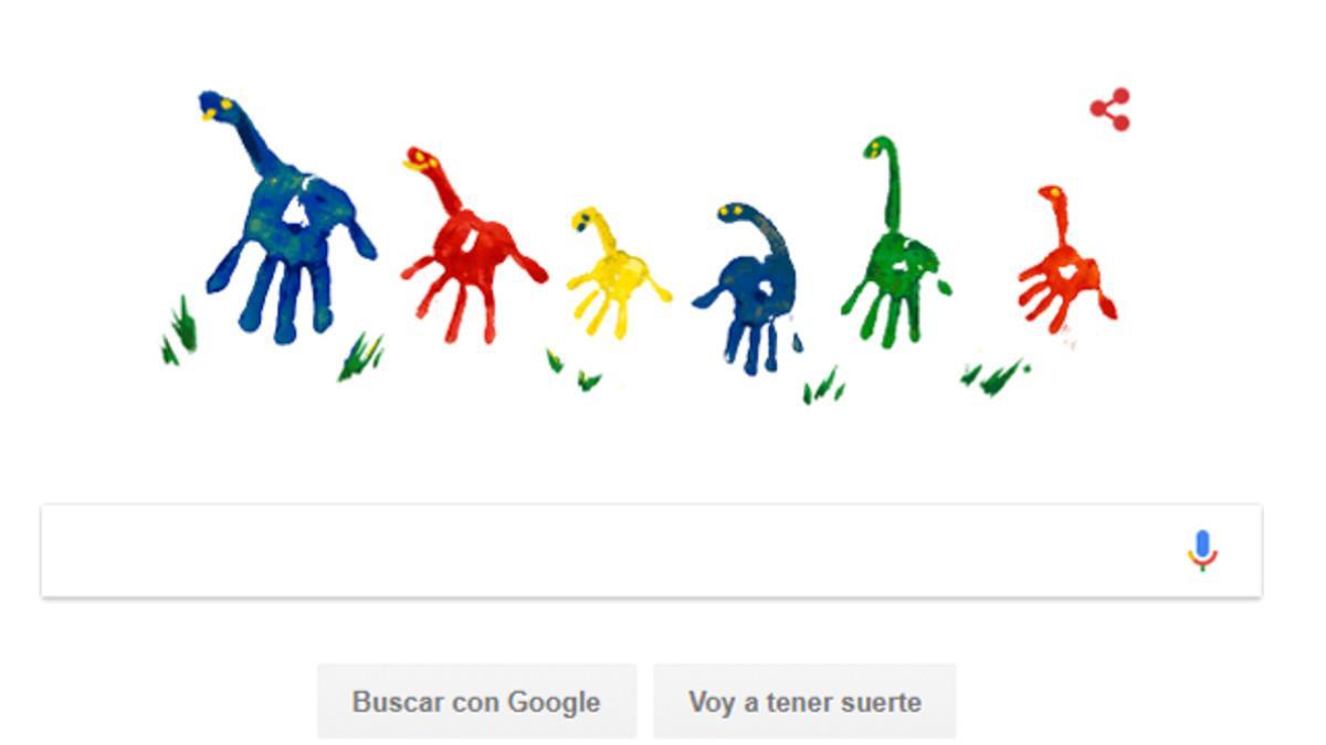 El doodle del día del padre