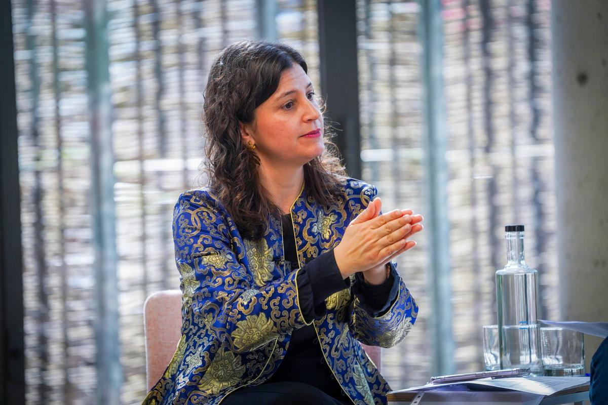 Meritxell M. Pauné, periodista de El Periódico y moderadora de la mesa redonda