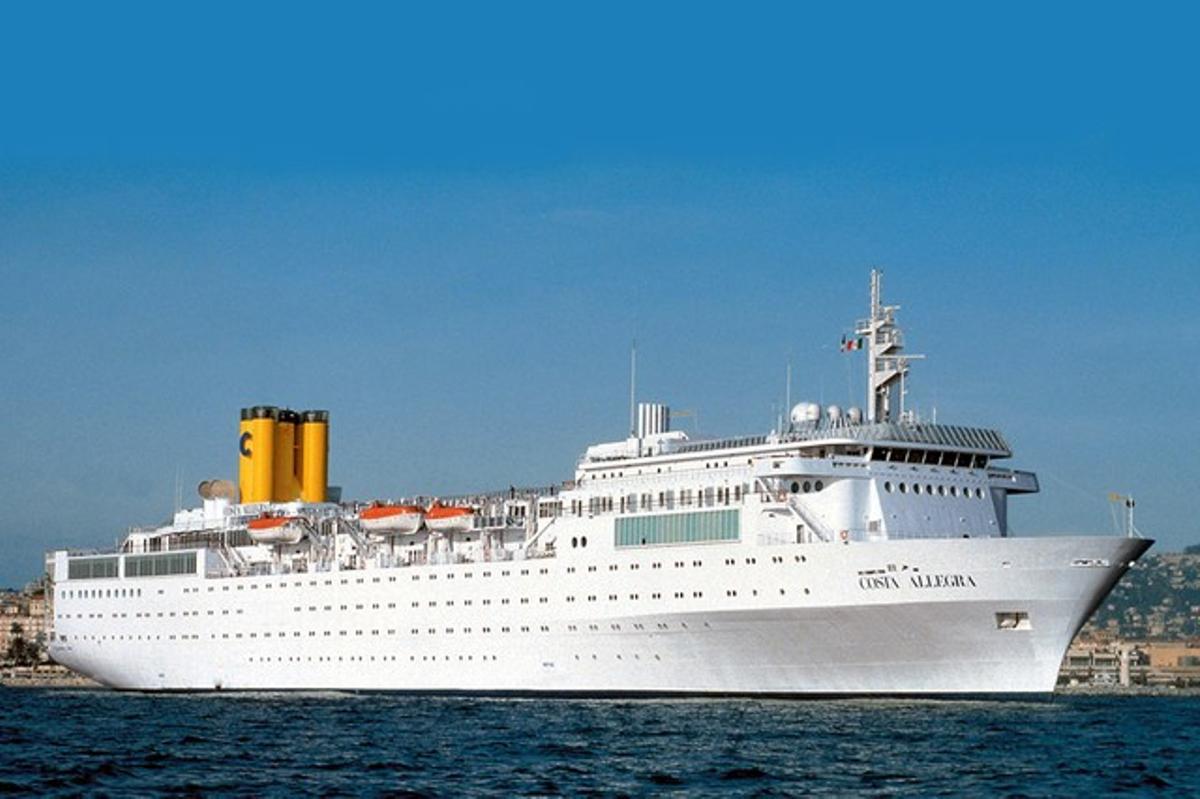 El ’Costa Allegra’, al port de Gènova.