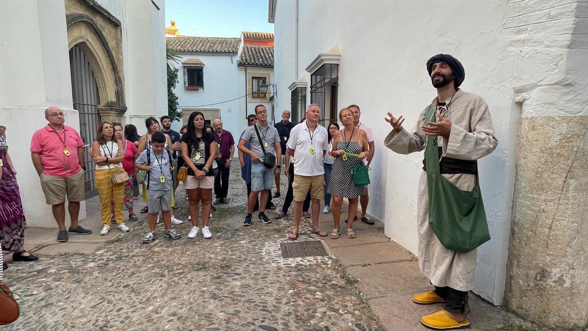 Un momento de la visita teatralizada en el inicio del Otoño Sefardí de 2024.