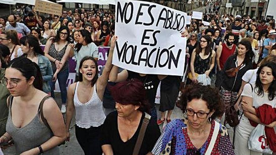 Protesta tras la sentencia de &#039;La Manada&#039; de Pamplona.
